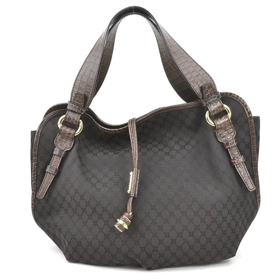Celine Canvas Brown Handbags