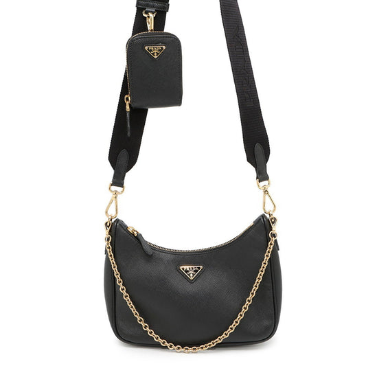 Prada Nylon Black Shoulder Bags