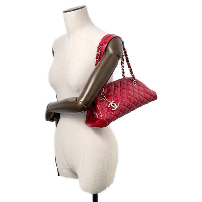 Chanel Patent Red Shoulder Bags
