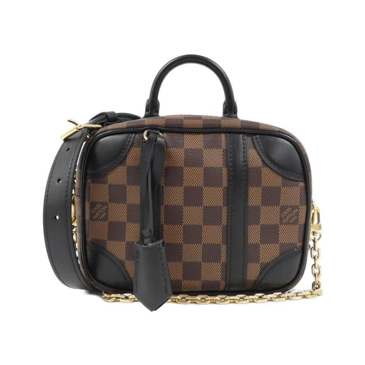 Louis Vuitton Coated Canvas Black Shoulder Bags