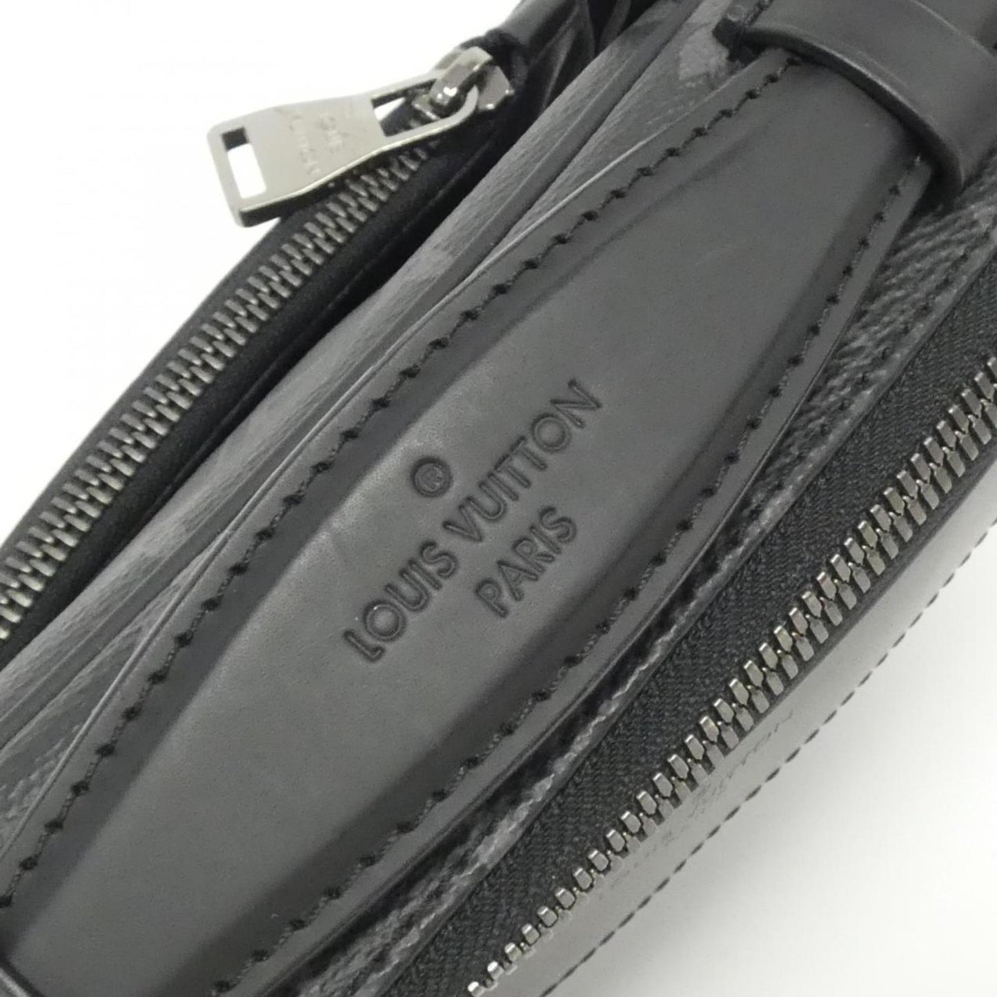 Louis Vuitton Coated Canvas Black Shoulder Bags