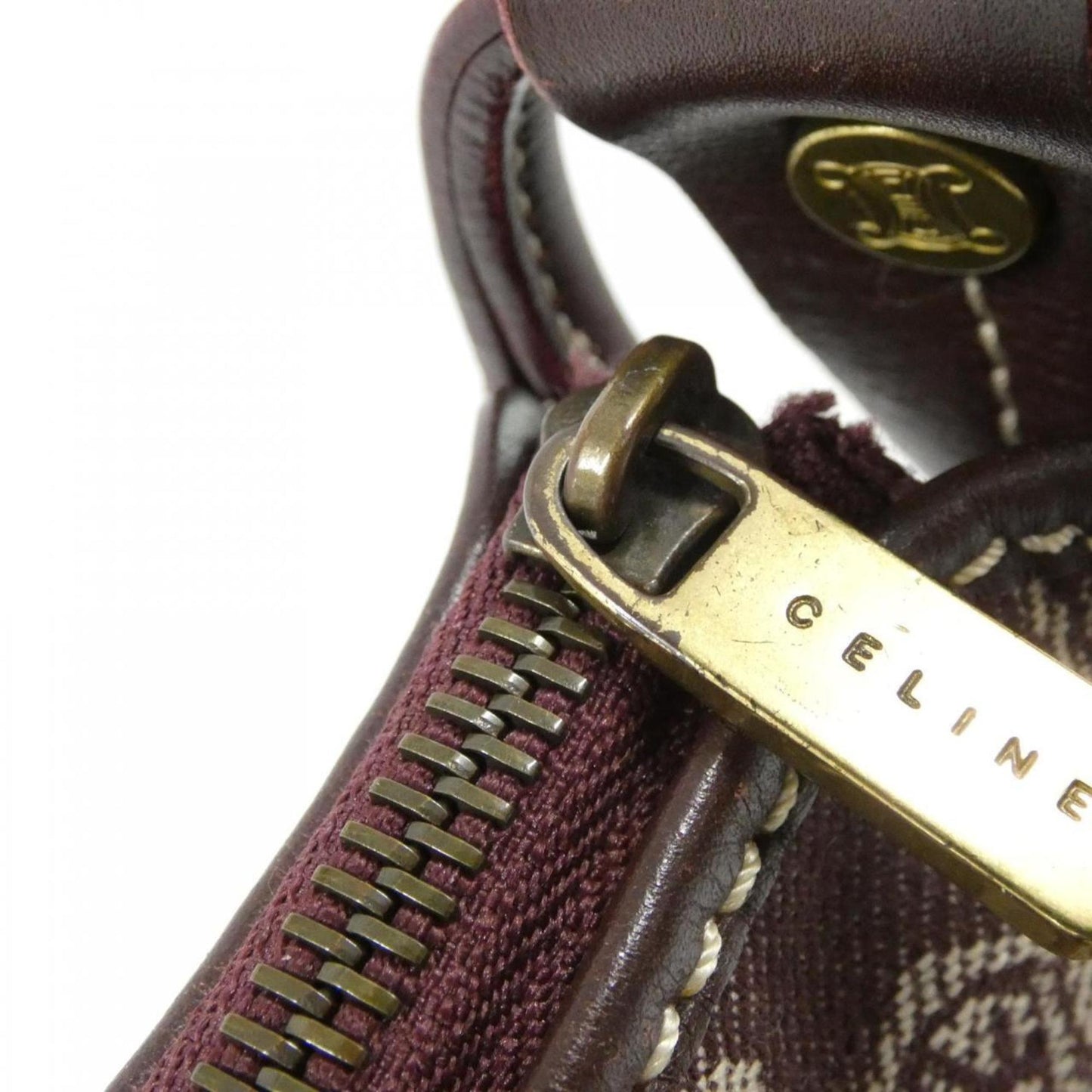 Celine Denim Red Shoulder Bags