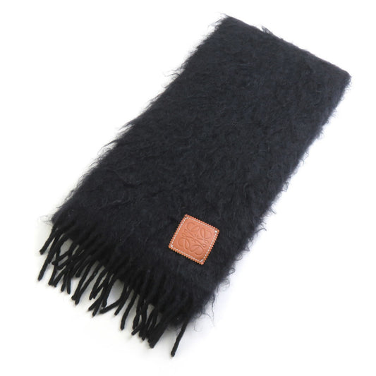 Loewe Wool Black Scarves