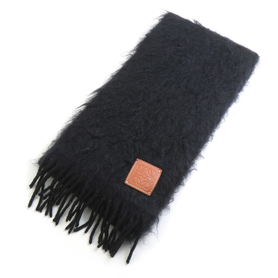 Loewe Wool Black Scarves