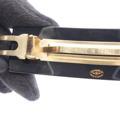 Chanel Glossy Material Black Bracelets