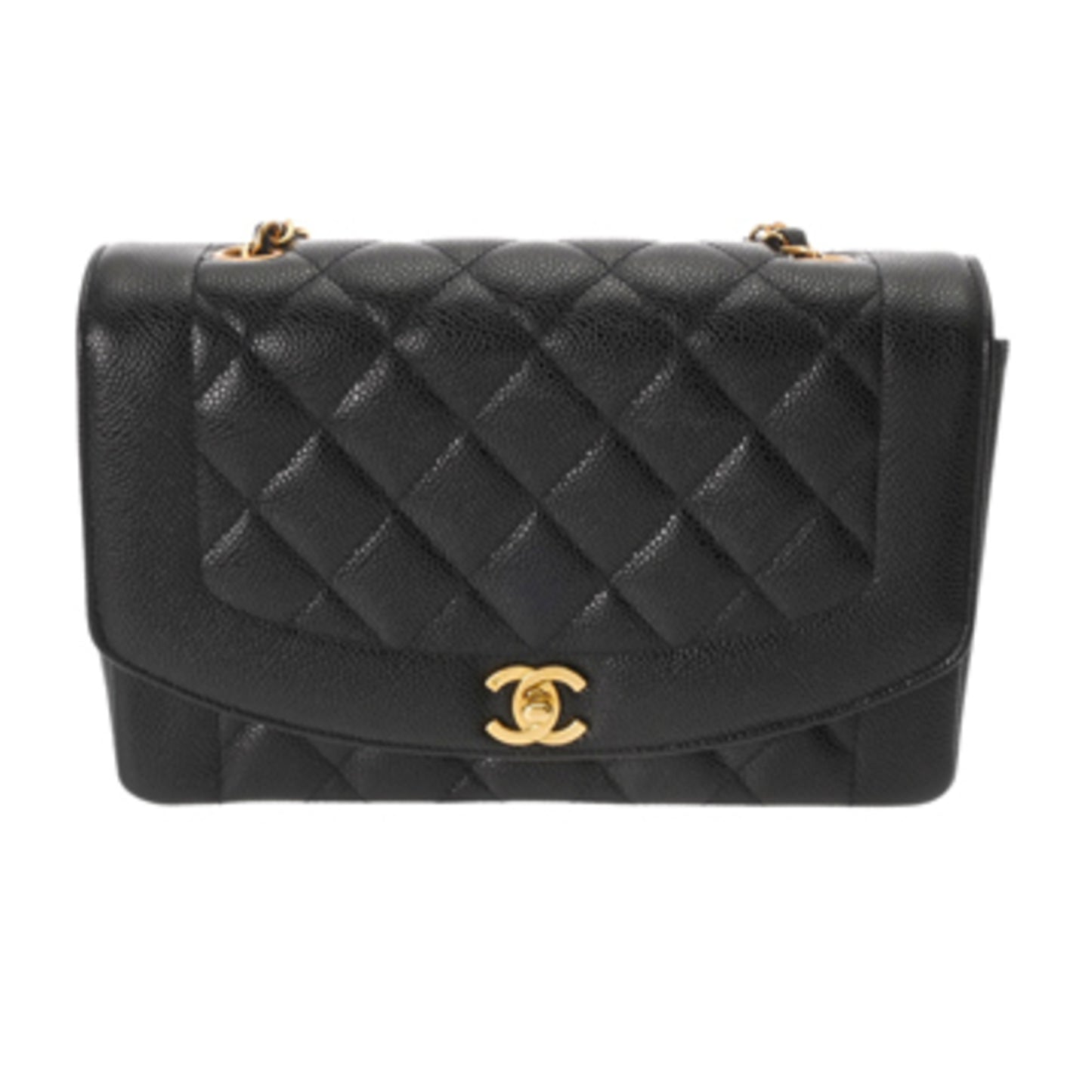 Chanel Calfskin Black Shoulder Bags
