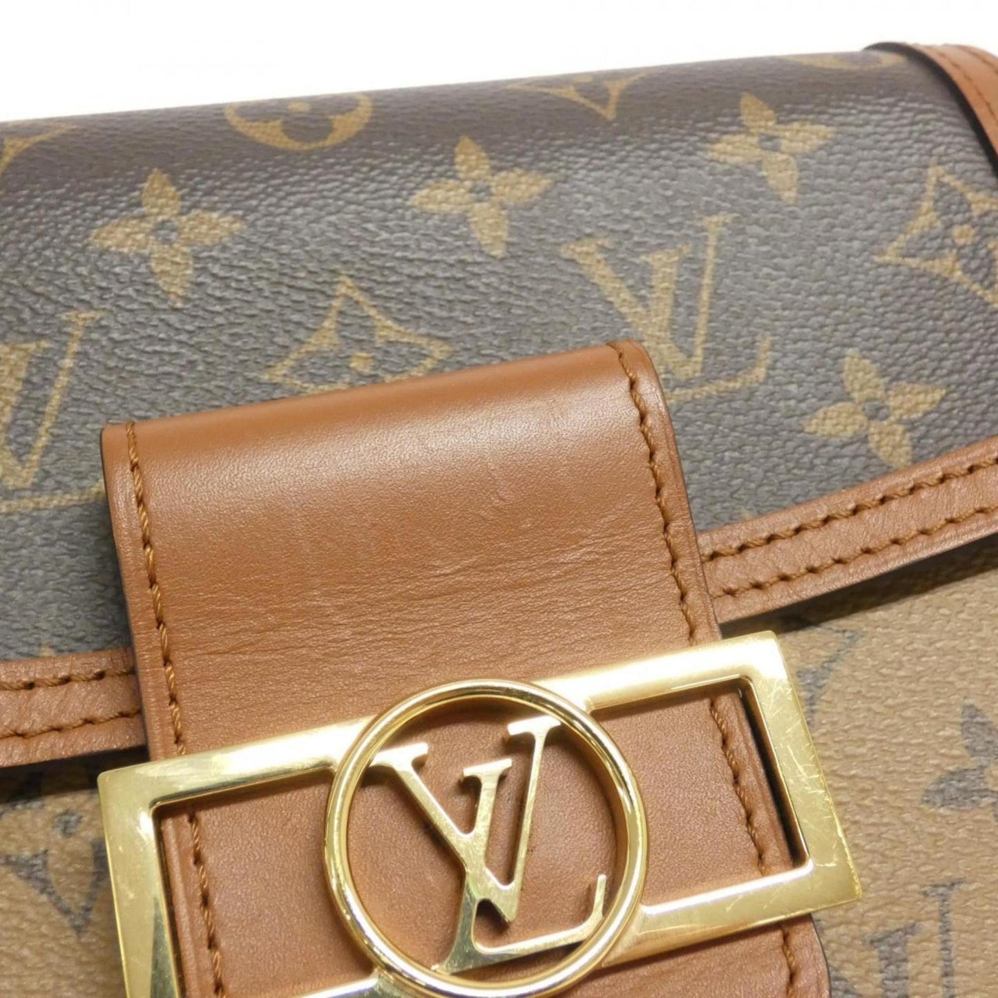 Louis Vuitton Coated Canvas Brown Shoulder Bags