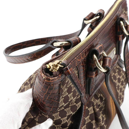 Celine Canvas Brown Handbags