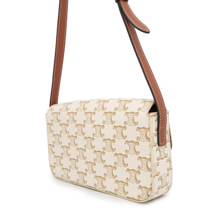 Celine Pvc White Shoulder Bags
