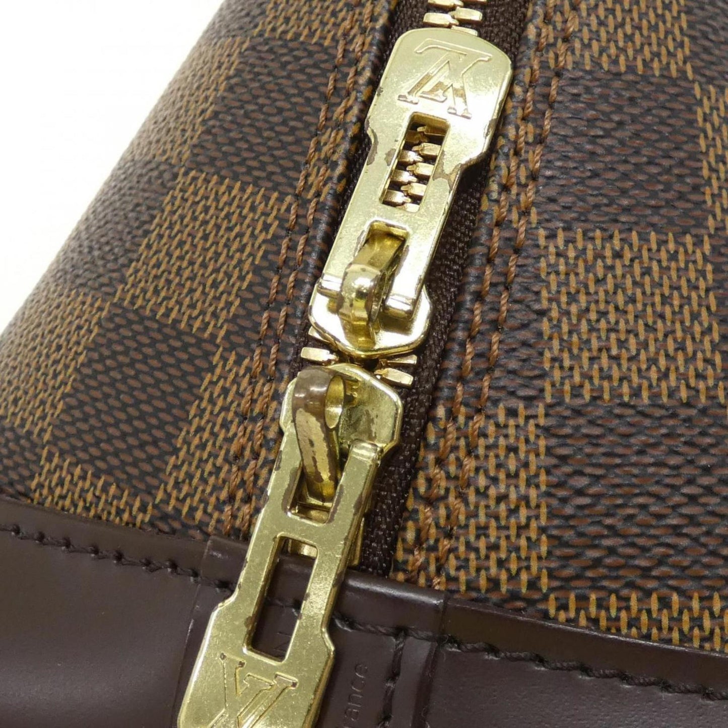 Louis Vuitton Coated Canvas Brown Handbags