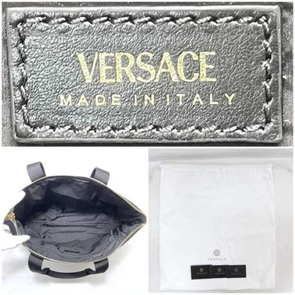 Versace Nylon Black Tote Bags