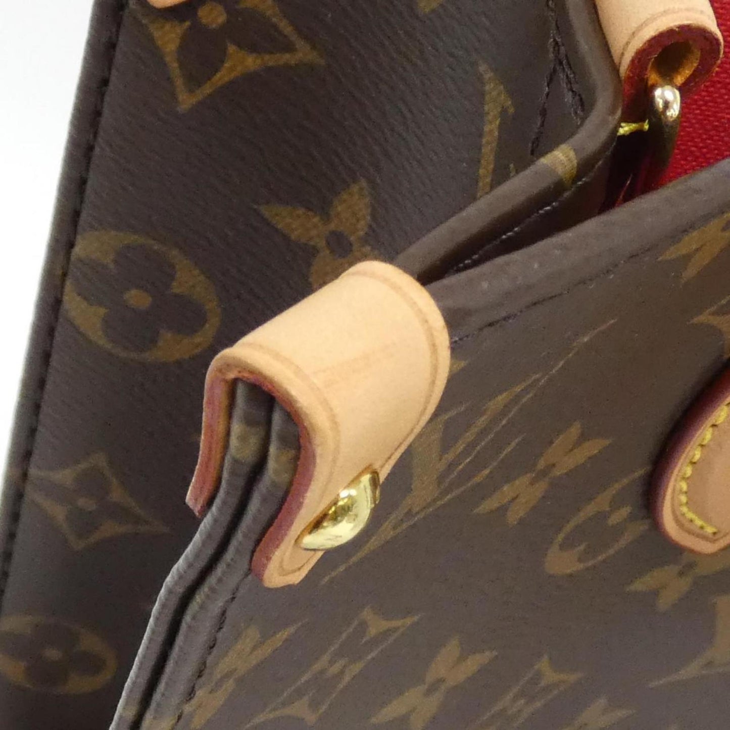Louis Vuitton Coated Canvas Brown Handbags