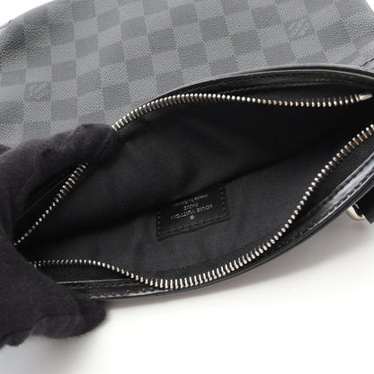 Louis Vuitton Coated Canvas Black Shoulder Bags