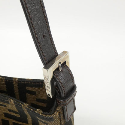 Fendi Canvas Brown Shoulder Bags