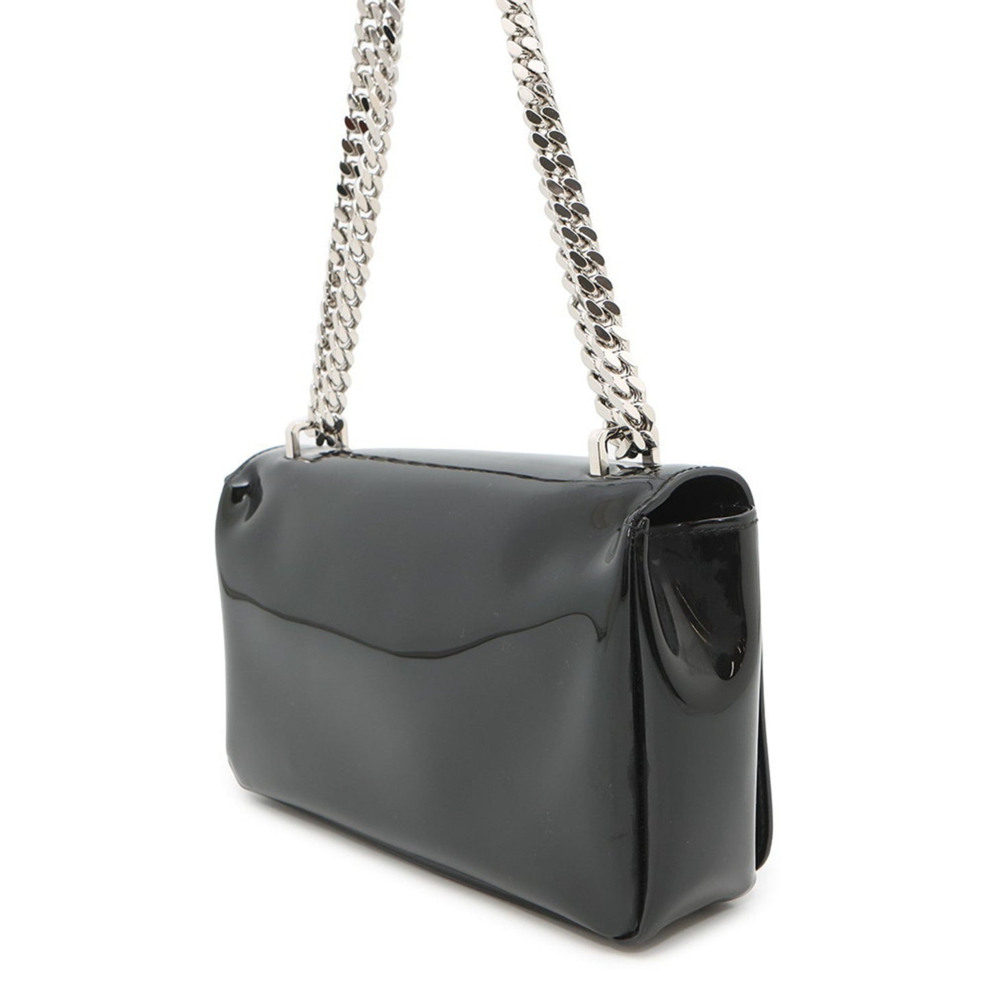 Burberry Patent Black Shoulder Bags