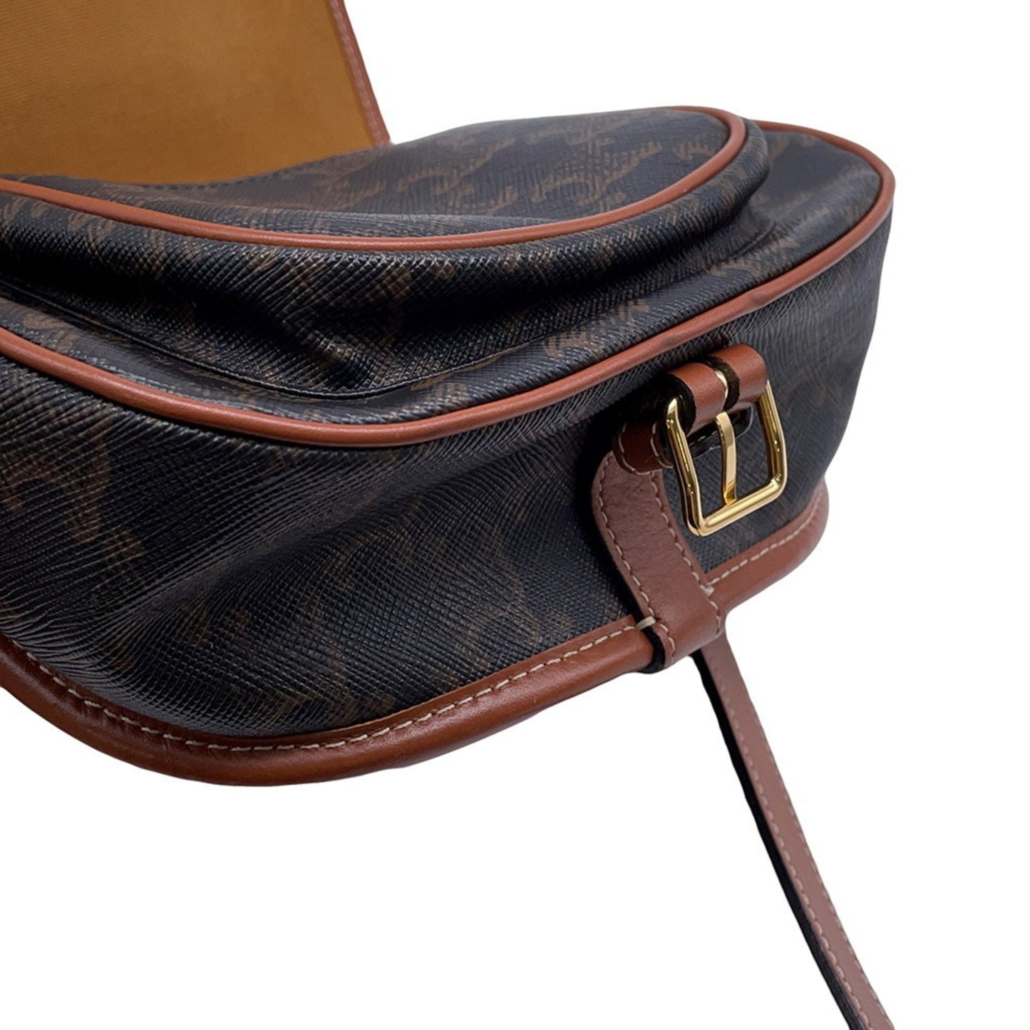 Celine Pvc Brown Shoulder Bags