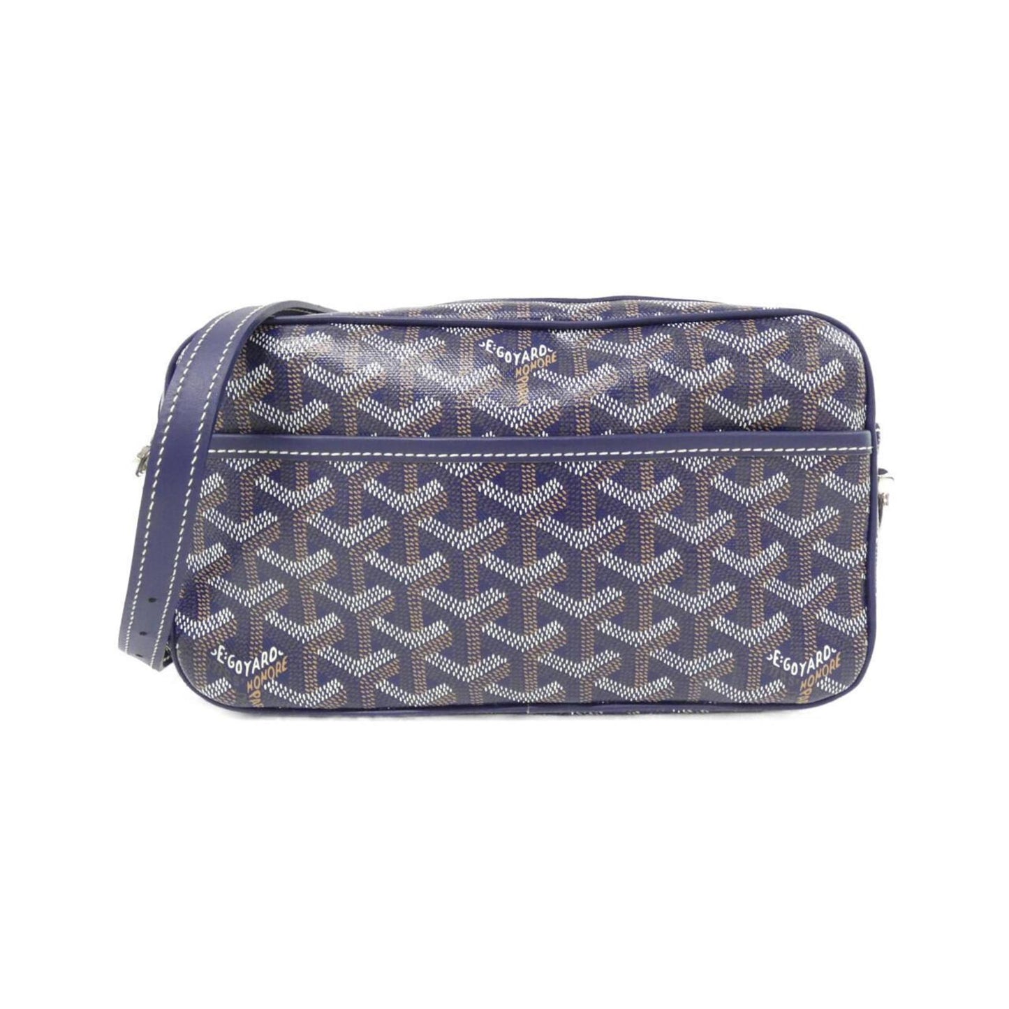 Goyard Coated Canvas Blue Shoulder Bags