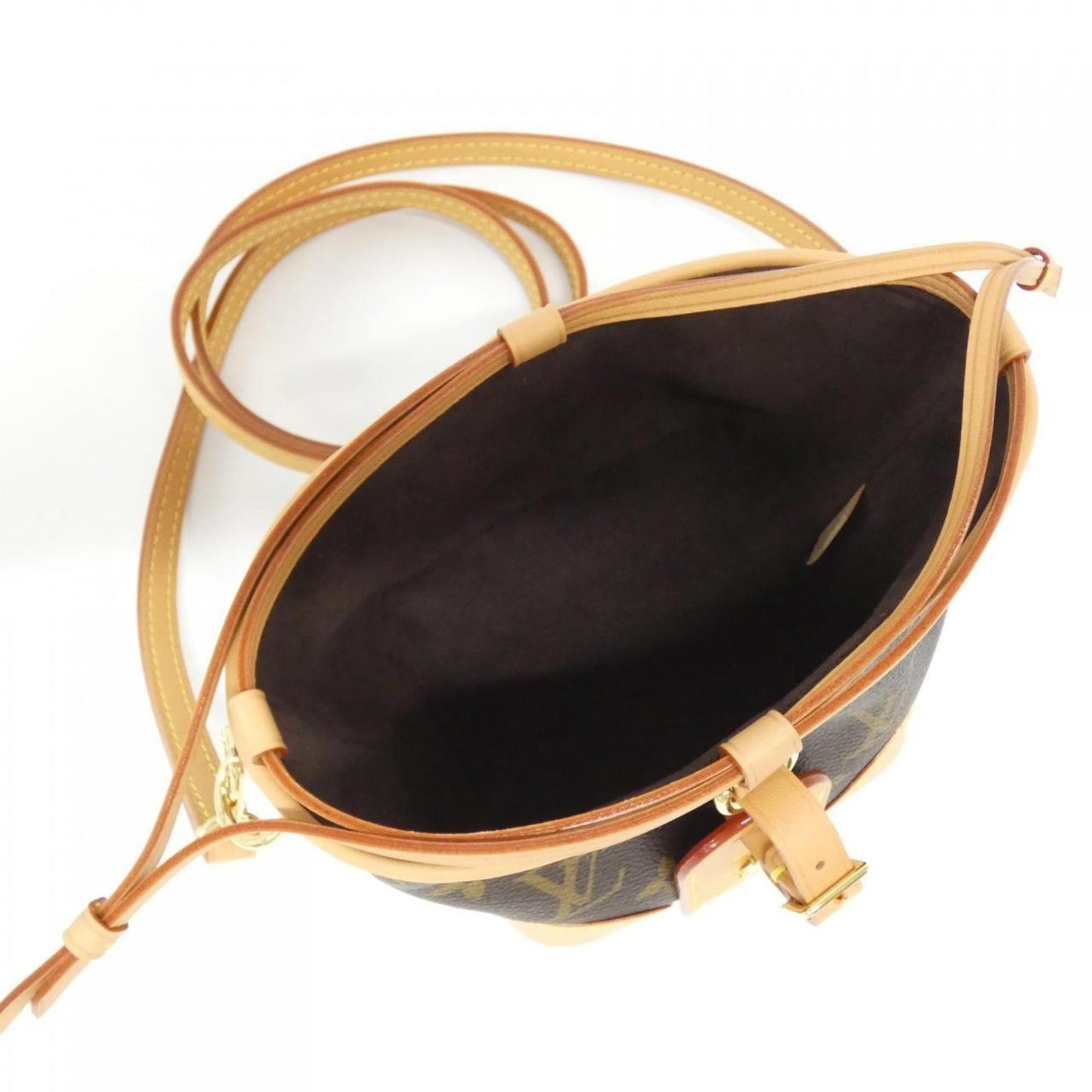 Louis Vuitton Coated Canvas Brown Shoulder Bags