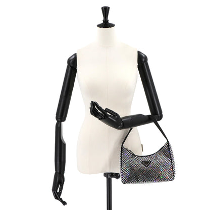 Prada Satin Black Handbags