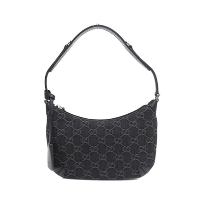 Gucci Denim Black Shoulder Bags