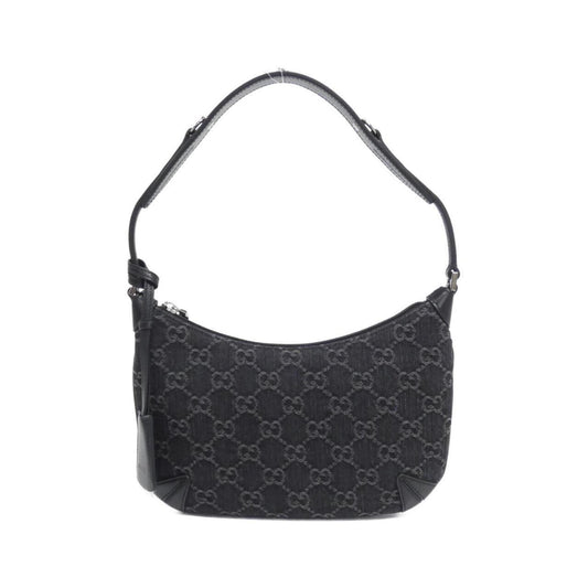 Gucci Denim Black Shoulder Bags