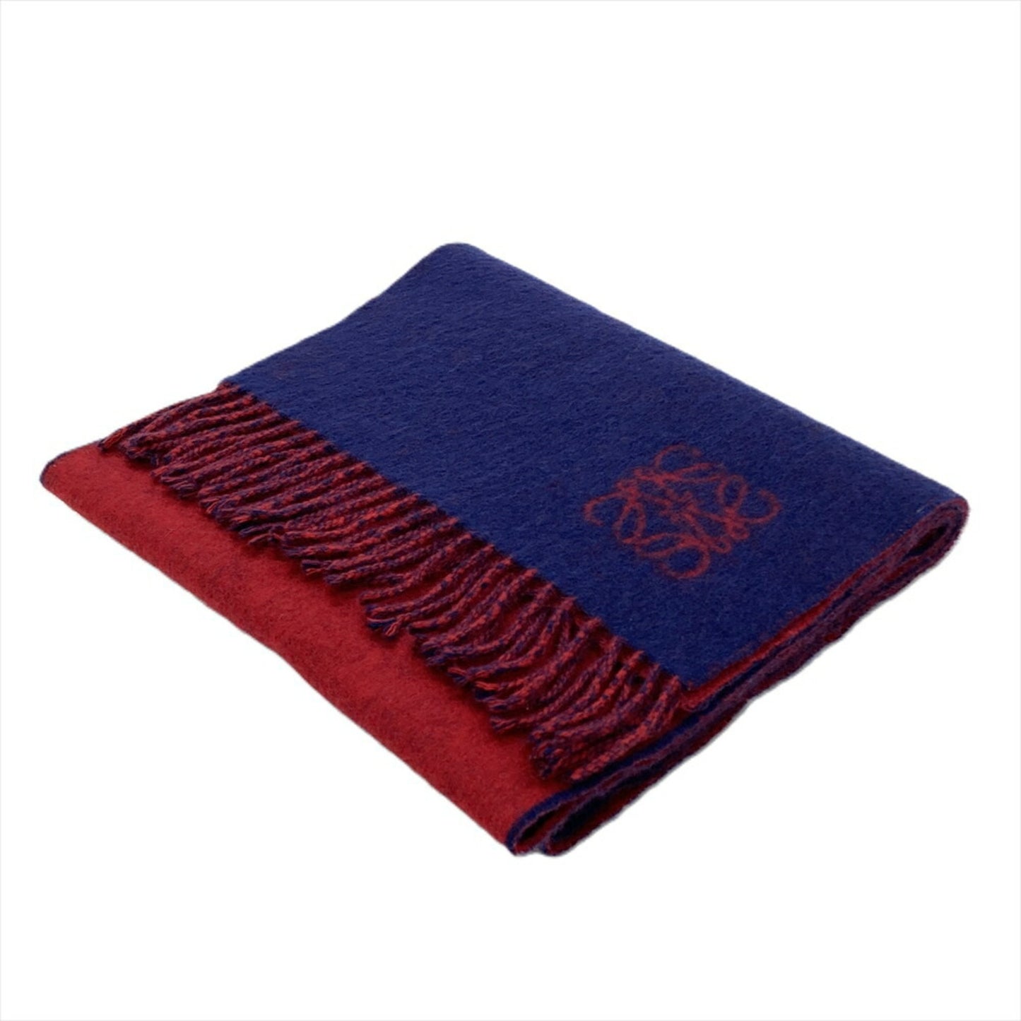 Loewe Wool Blue Scarves