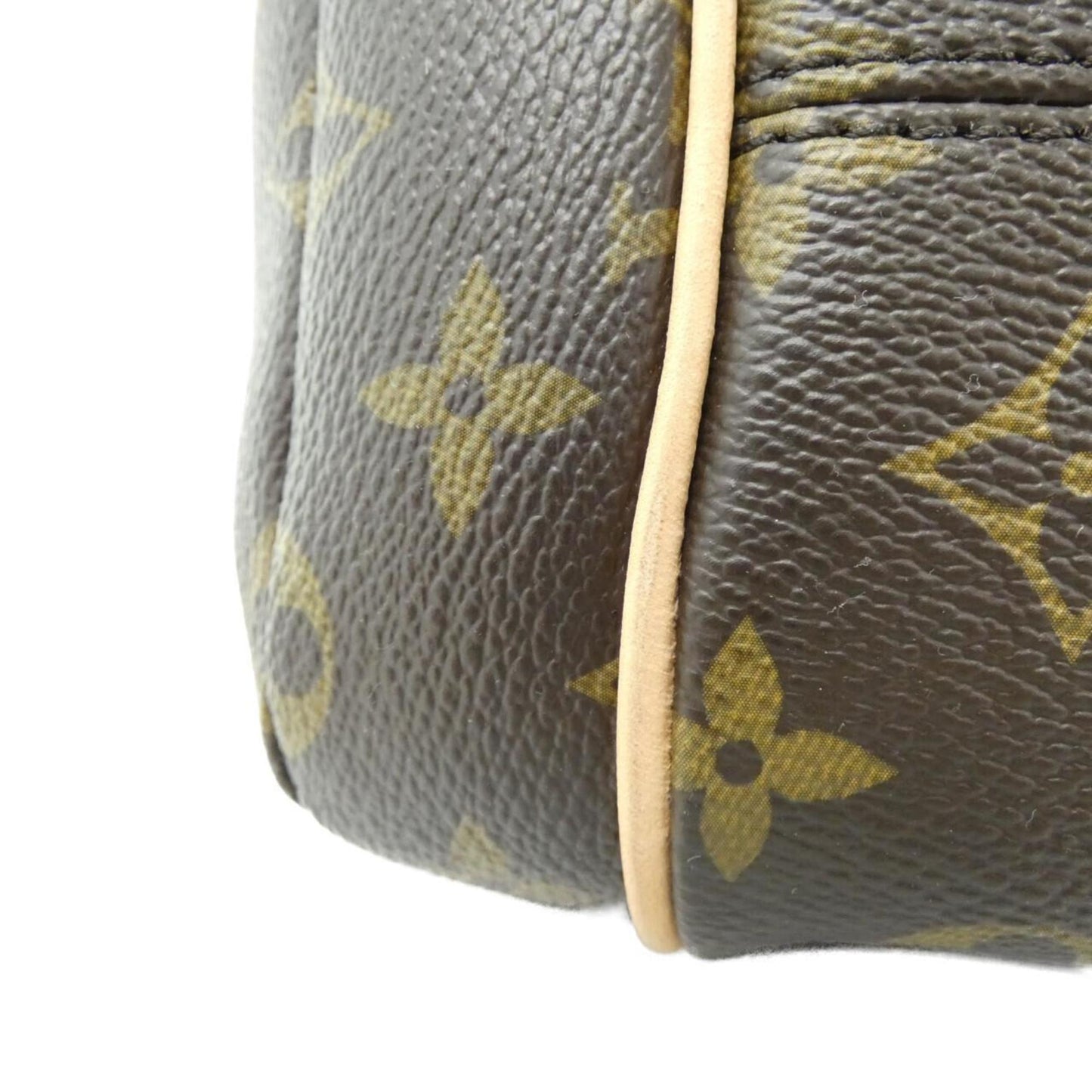 Louis Vuitton Coated Canvas Brown Handbags