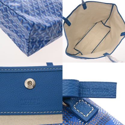 Goyard Pvc Blue Tote Bags