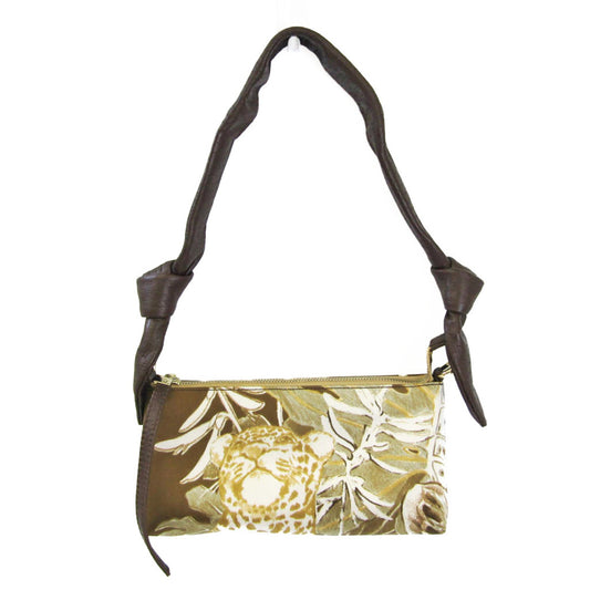 Salvatore Ferragamo Nylon Brown Shoulder Bags