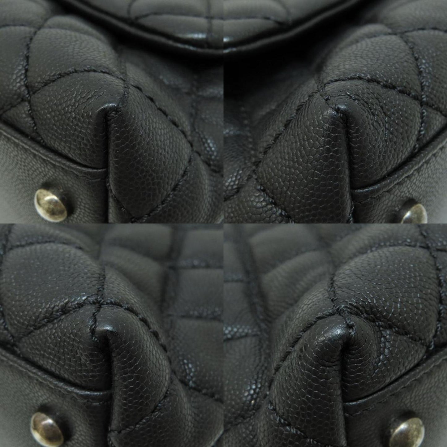 Chanel Calfskin Black Handbags