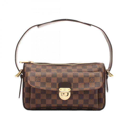 Louis Vuitton Coated Canvas Brown Shoulder Bags