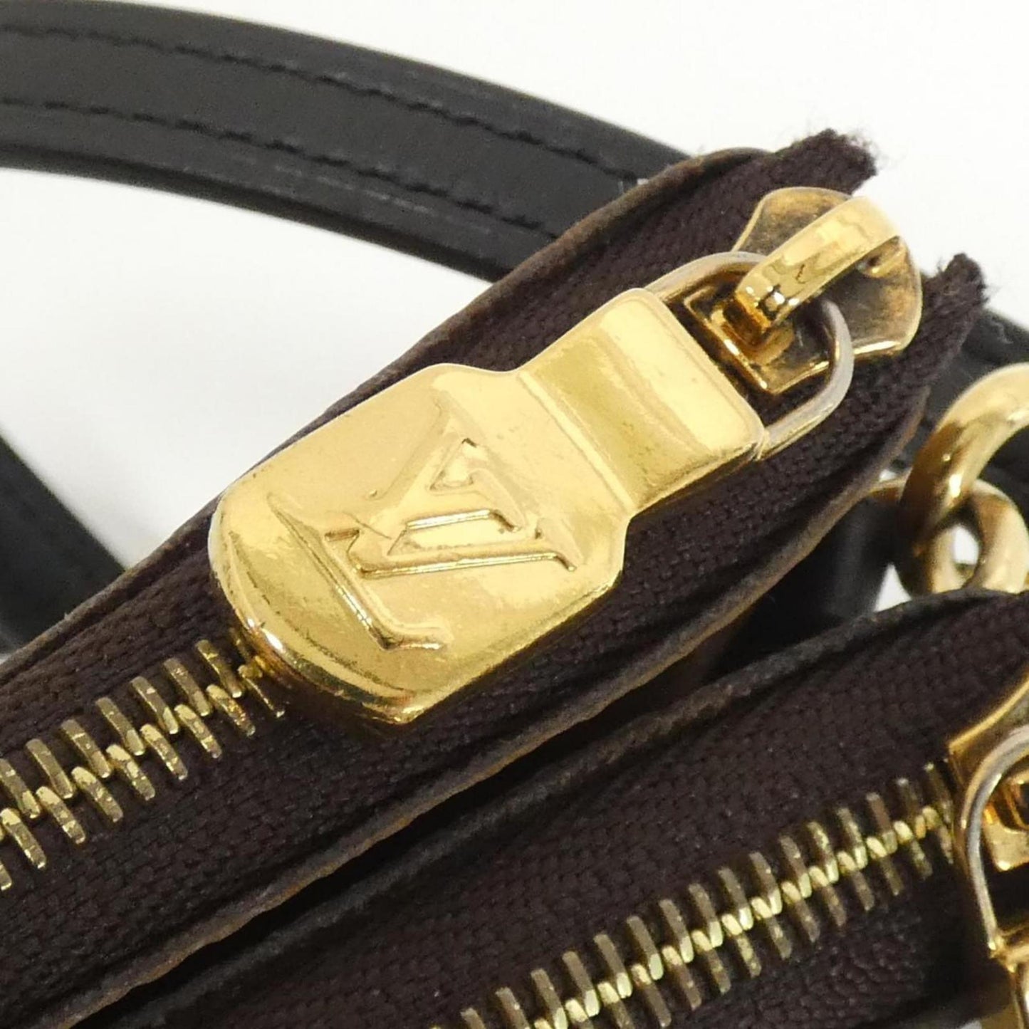Louis Vuitton Coated Canvas Brown Shoulder Bags