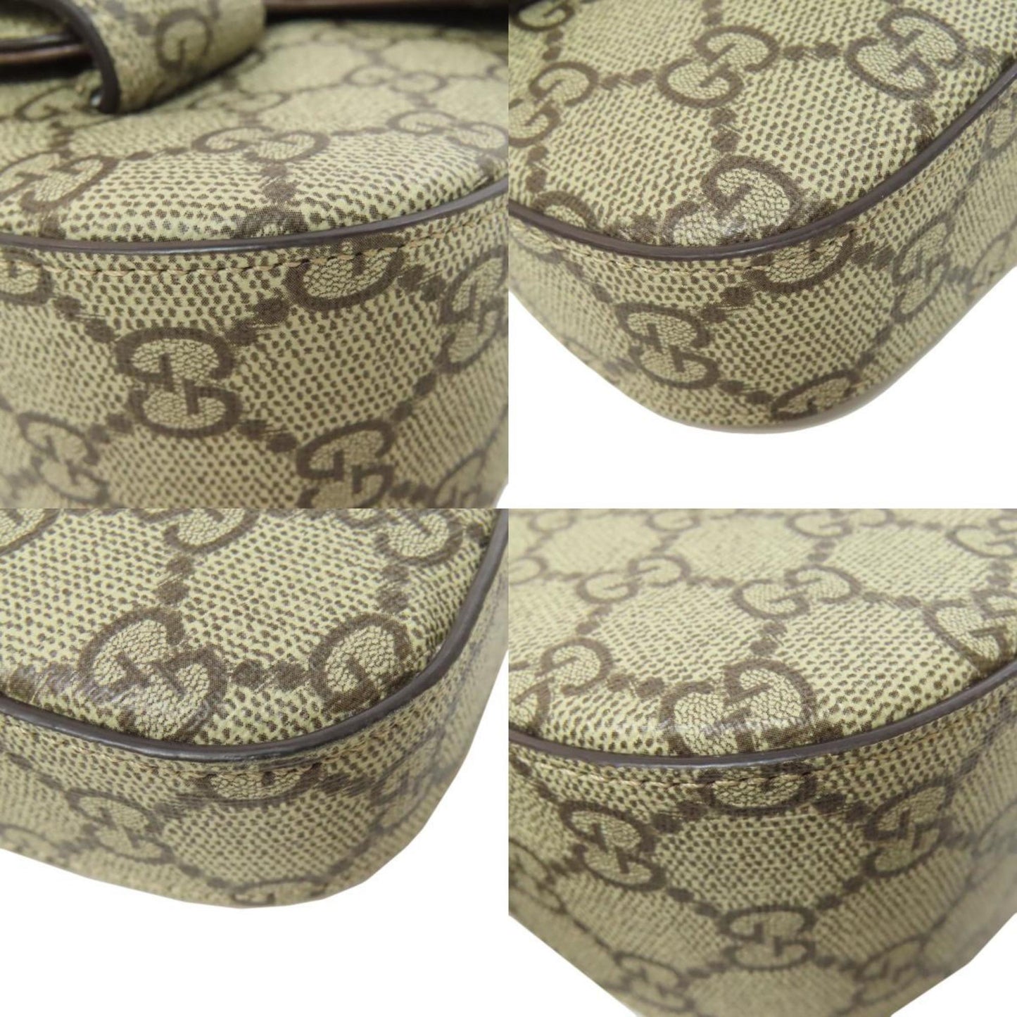 Gucci Pvc Brown Shoulder Bags