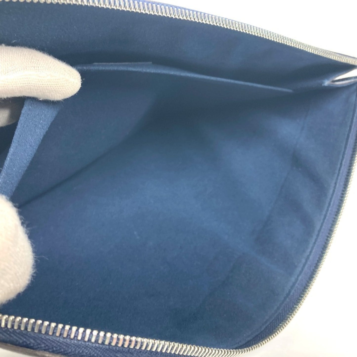 Louis Vuitton Epi Blue Clutch Bags