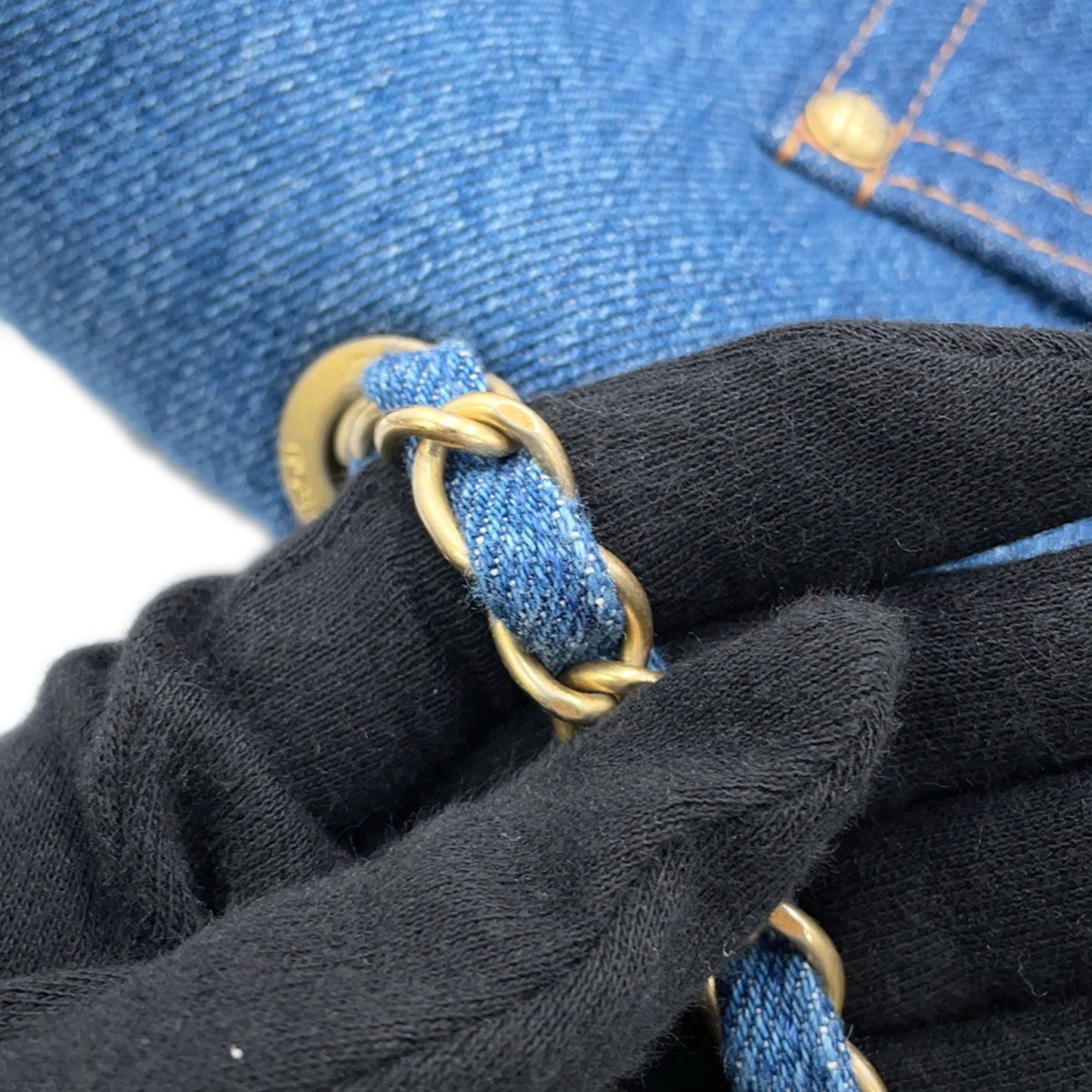 Chanel Denim Blue Shoulder Bags