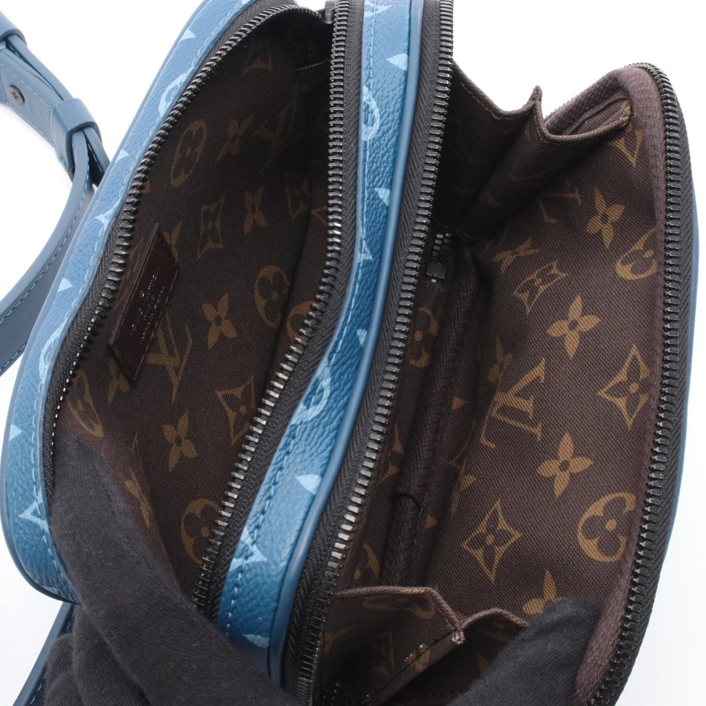Louis Vuitton Coated Canvas Blue Shoulder Bags