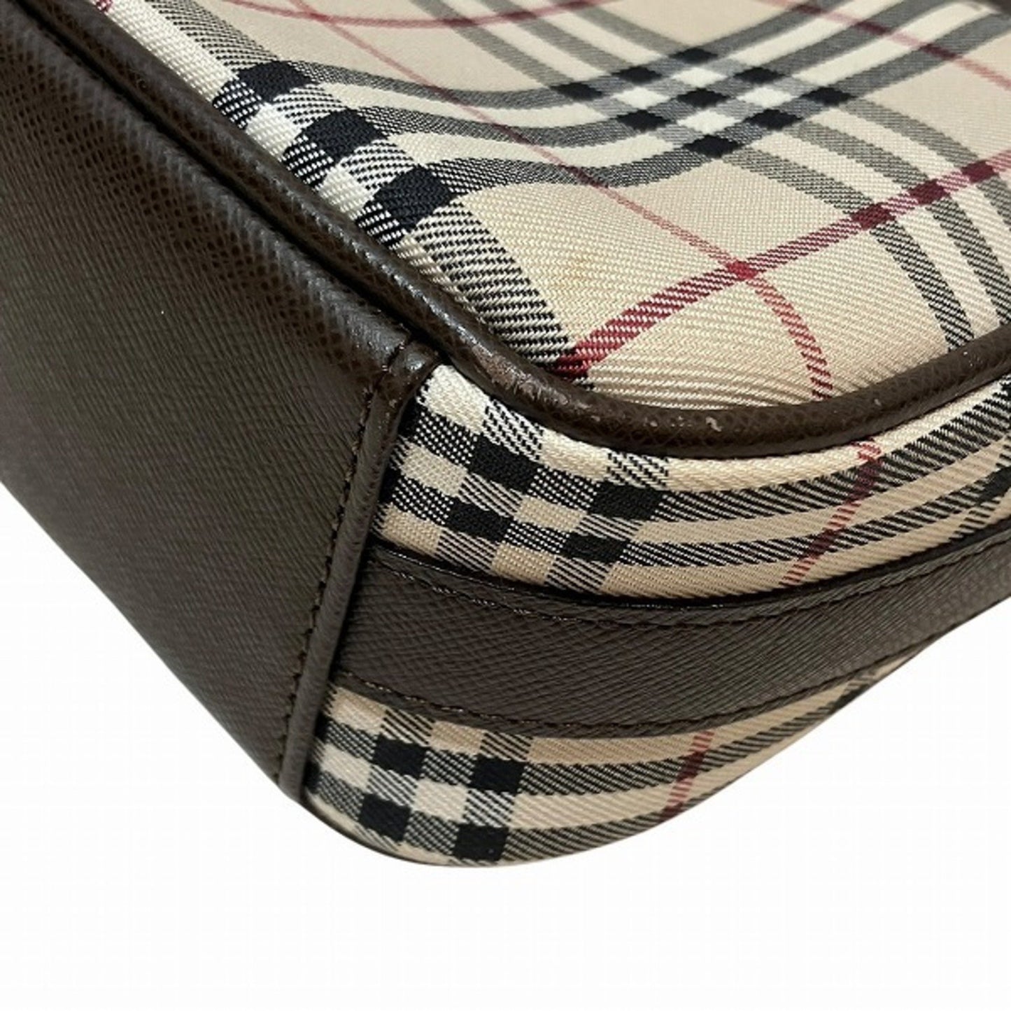 Burberry Canvas Brown Shoulder Bags