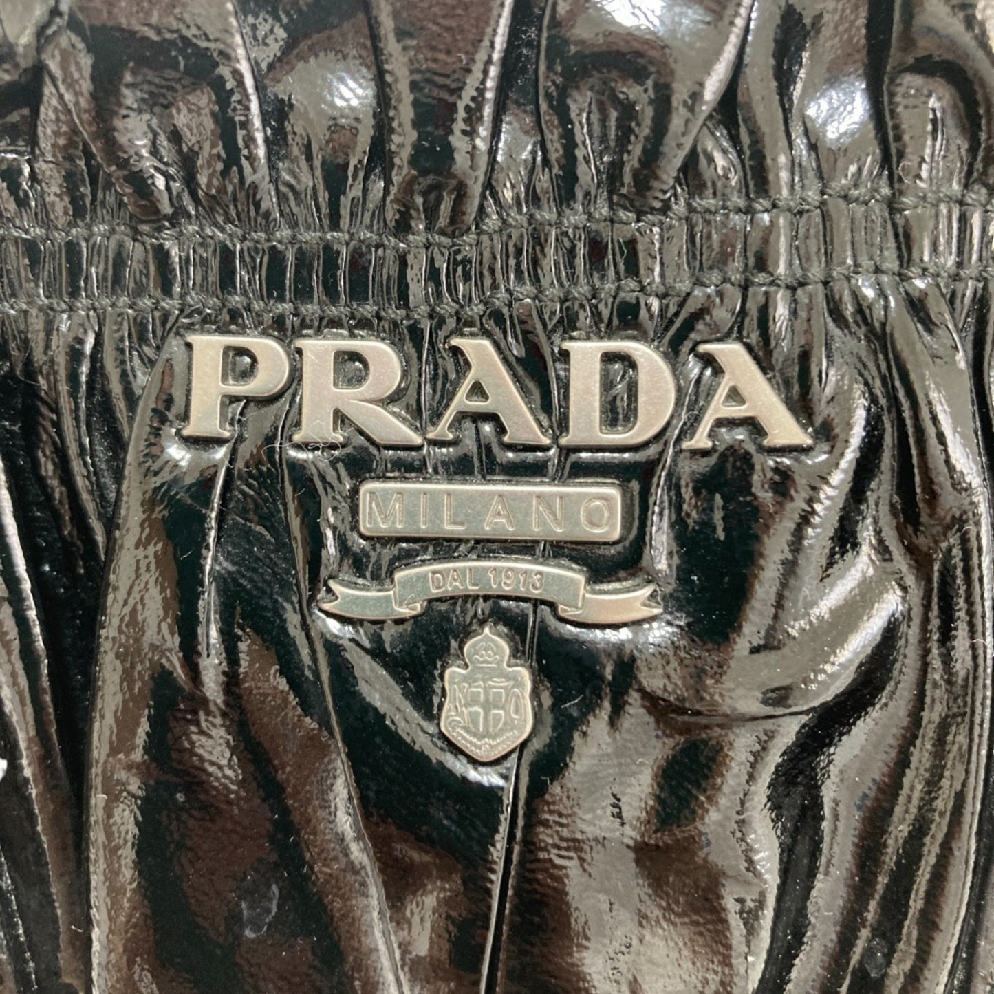 Prada Patent Black Handbags