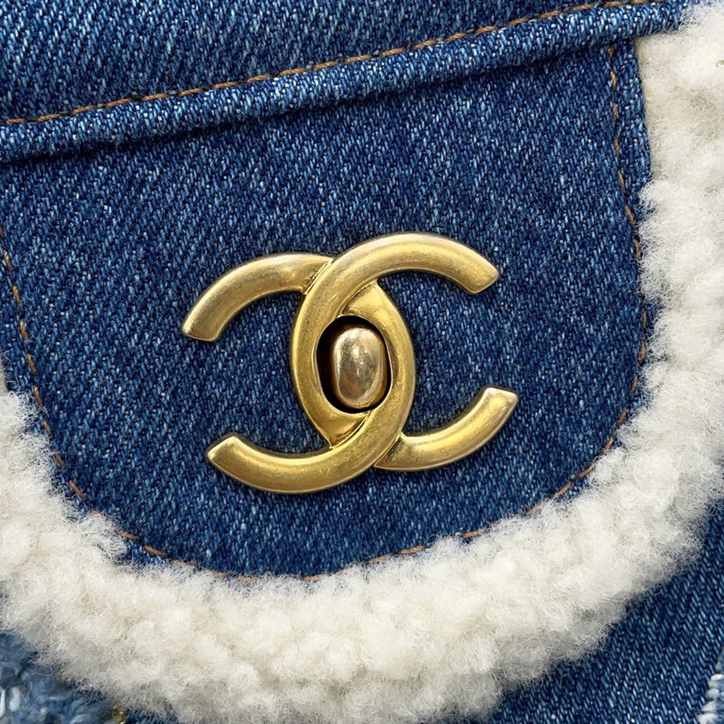 Chanel Denim Blue Shoulder Bags