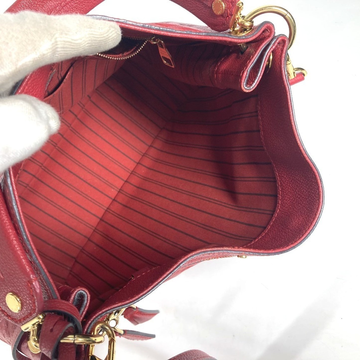 Louis Vuitton Empreinte Red Shoulder Bags
