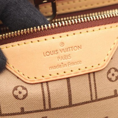 Louis Vuitton Coated Canvas Brown Tote Bags