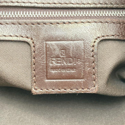 Fendi Canvas Brown Shoulder Bags