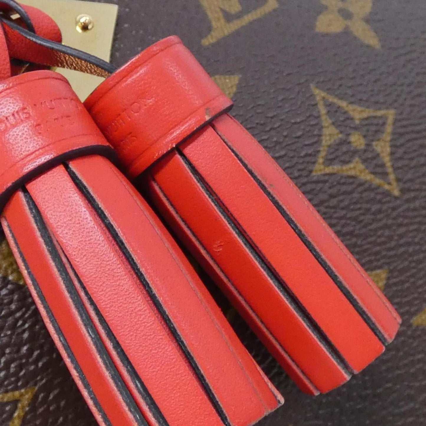 Louis Vuitton Monogram Canvas Red Shoulder Bags
