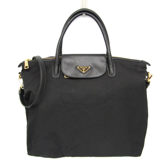 Prada Nylon Black Handbags