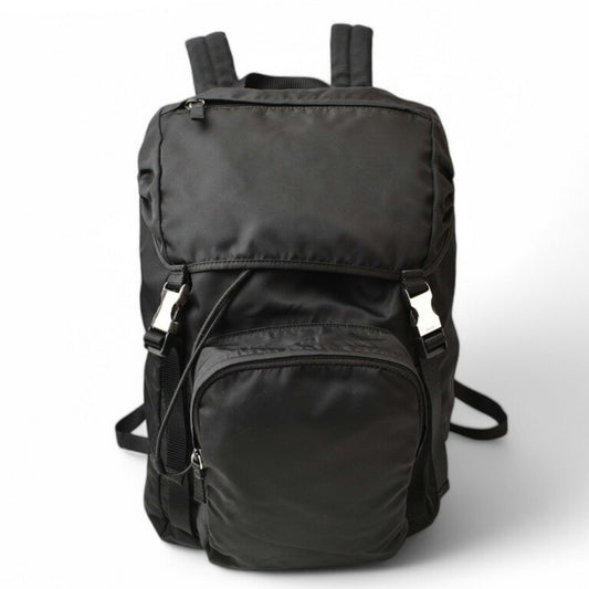 Prada Nylon Black Backpacks