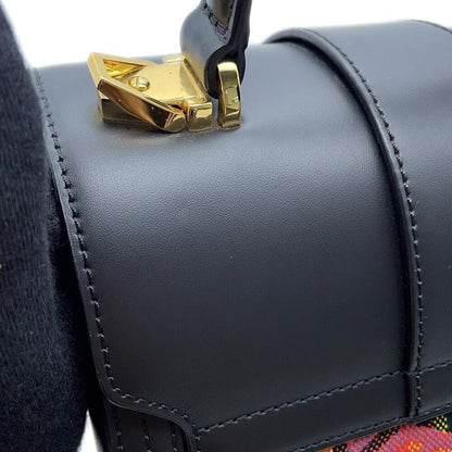 Mcm Canvas Black Handbags