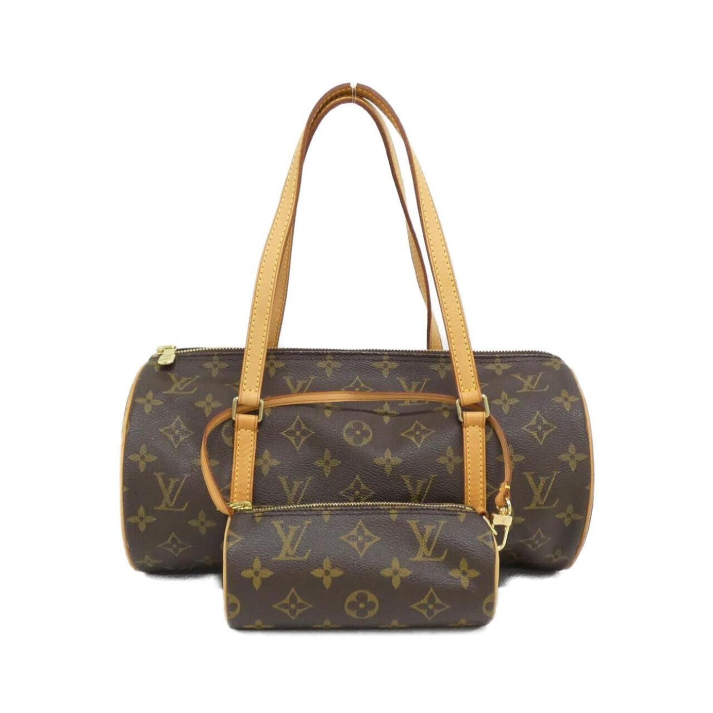 Louis Vuitton Coated Canvas Brown Handbags