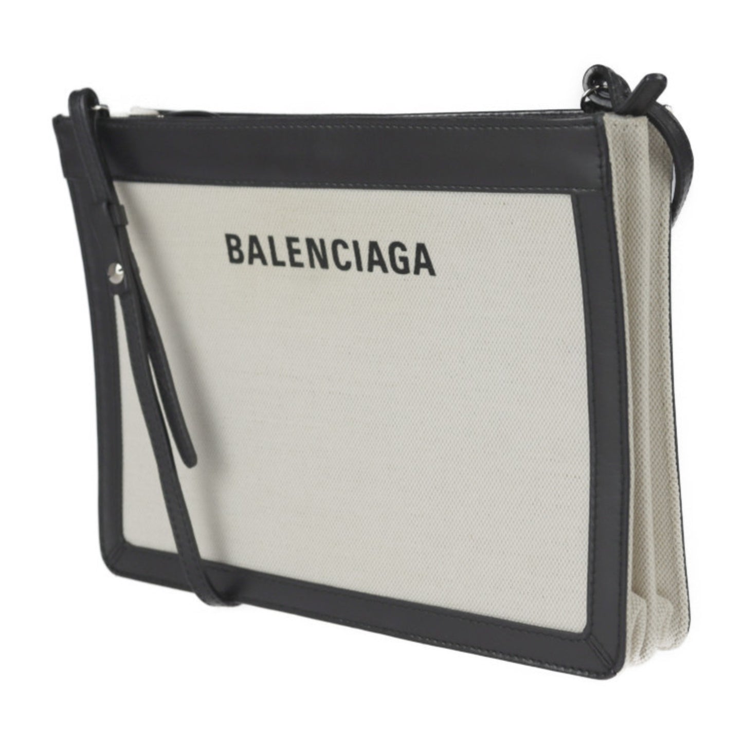 Balenciaga Canvas Black Clutch Bags