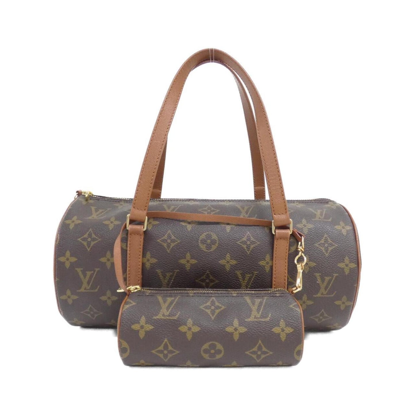 Louis Vuitton Coated Canvas Brown Handbags