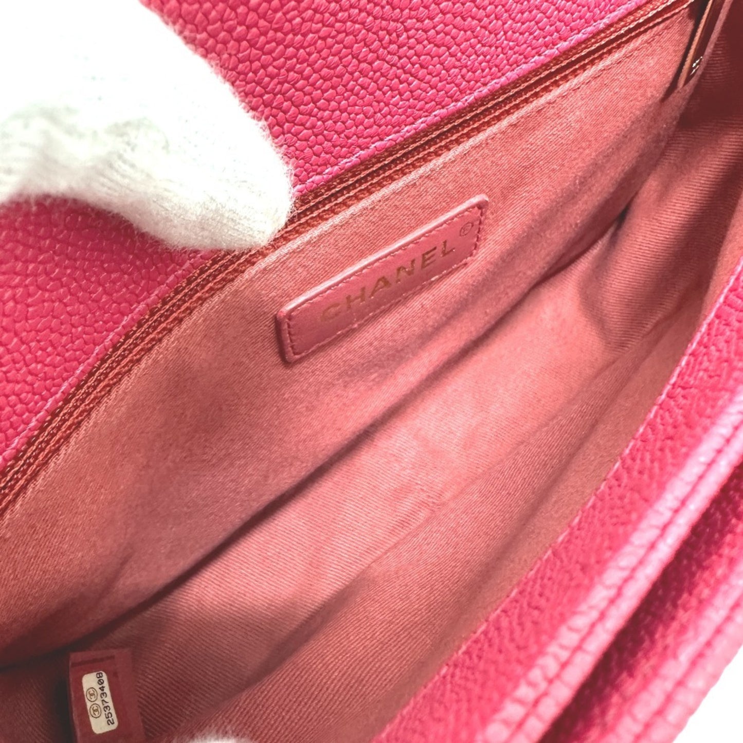 Chanel Calfskin Pink Shoulder Bags